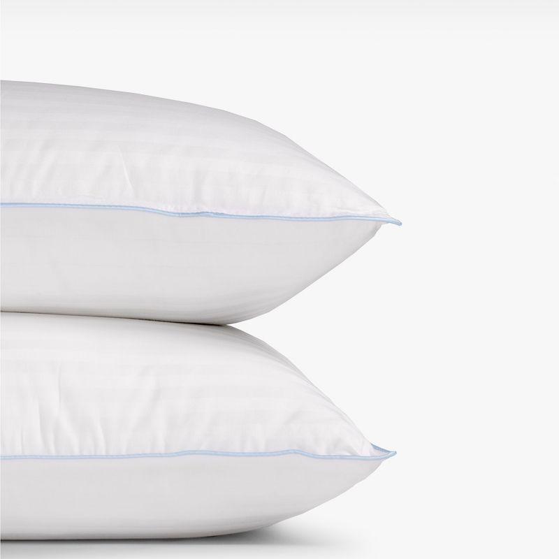 2 Pack Medium Firmness Down Alternative Bed Pillow - eLuxury