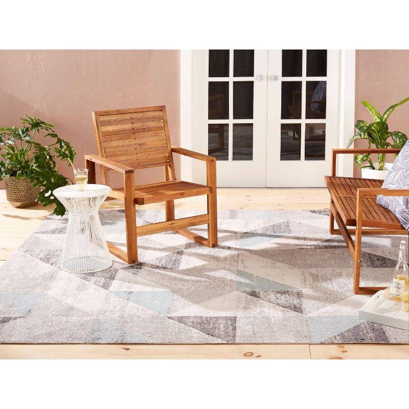 Nicole Miller New York Patio Sofia Holly Transitional Geometric Indoor/Outdoor Area Rug