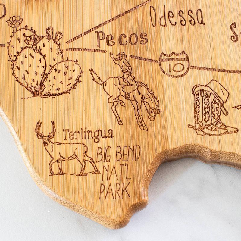 Totally Bamboo Destination Texas Cutting Board