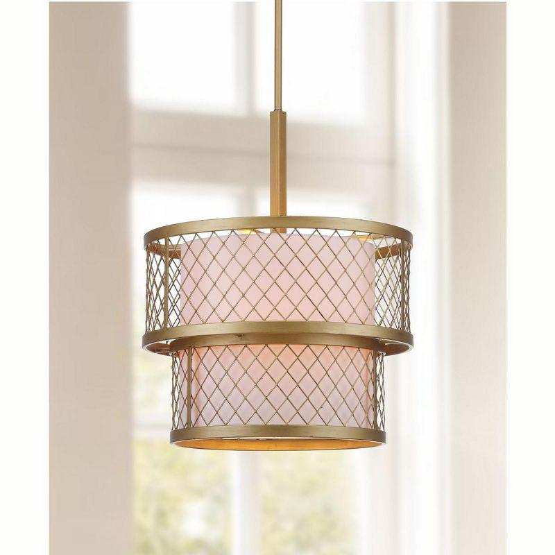 Evie Mesh Pendant Light - Antique Gold - Safavieh.