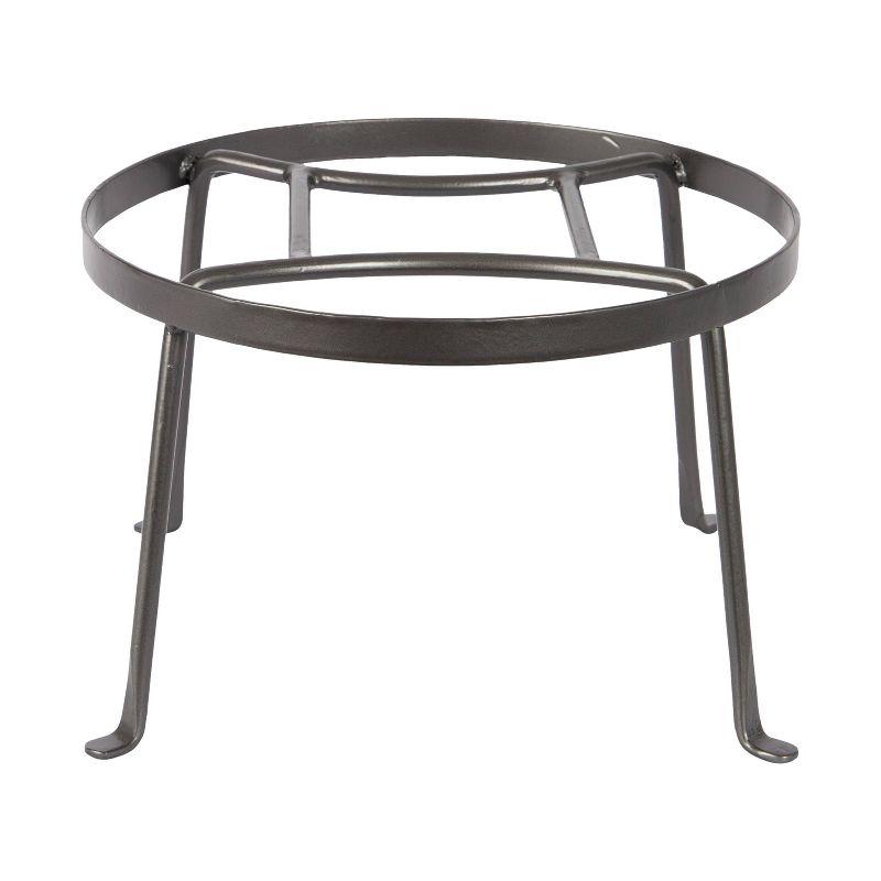 Indoor Outdoor Diamond Shaped Argyle Plant Stand Roman Bronze Powder Coat Finish - Achla Designs