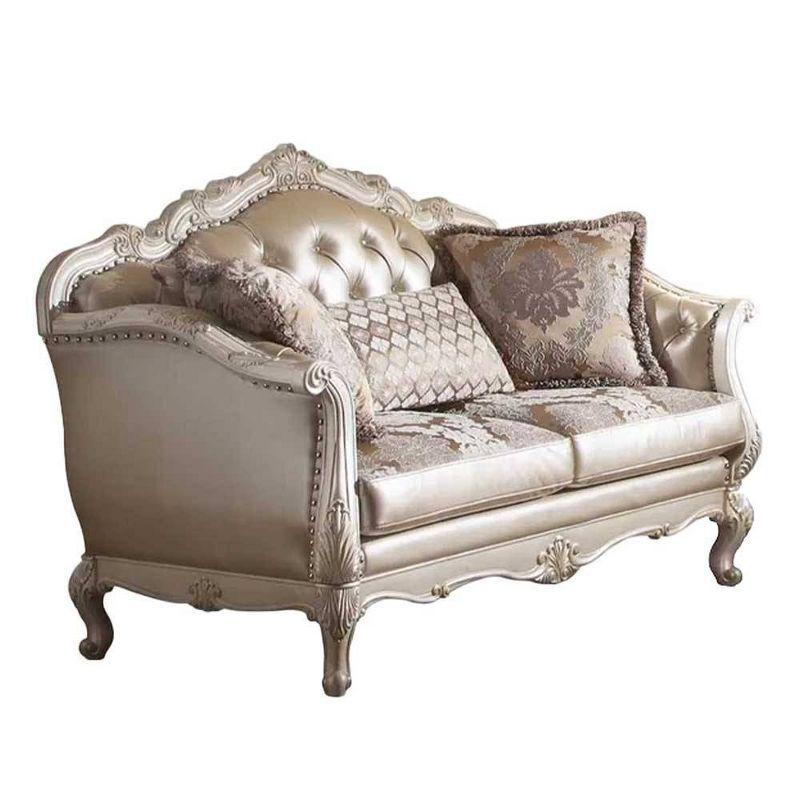 Andrew Home Studio Stella II 63'' Faux Leather Loveseat