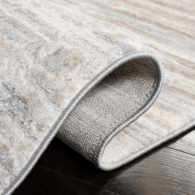 Lagoon LGN518 Power Loomed Area Rug - Grey/Beige - 5'5"x7'7" - Safavieh