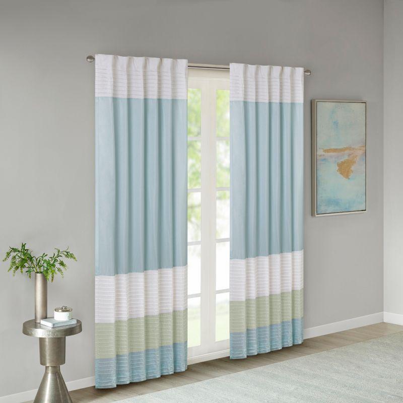 Amherst Polyoni Pintuck Curtain Panel