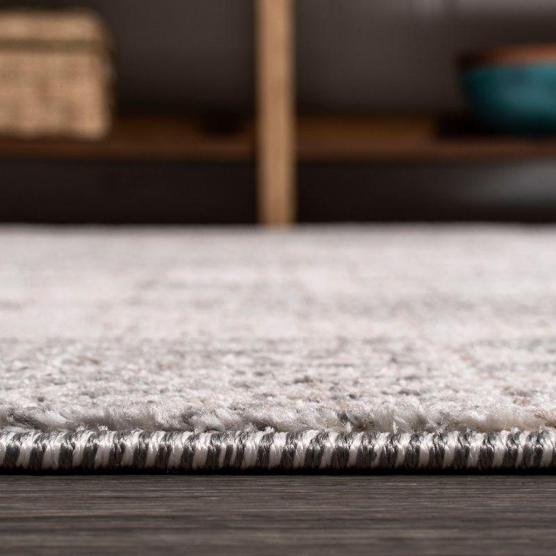 8'x10' Bhalil Berber Diamond Geometric Area Rug, Beige/Gray - JONATHAN Y