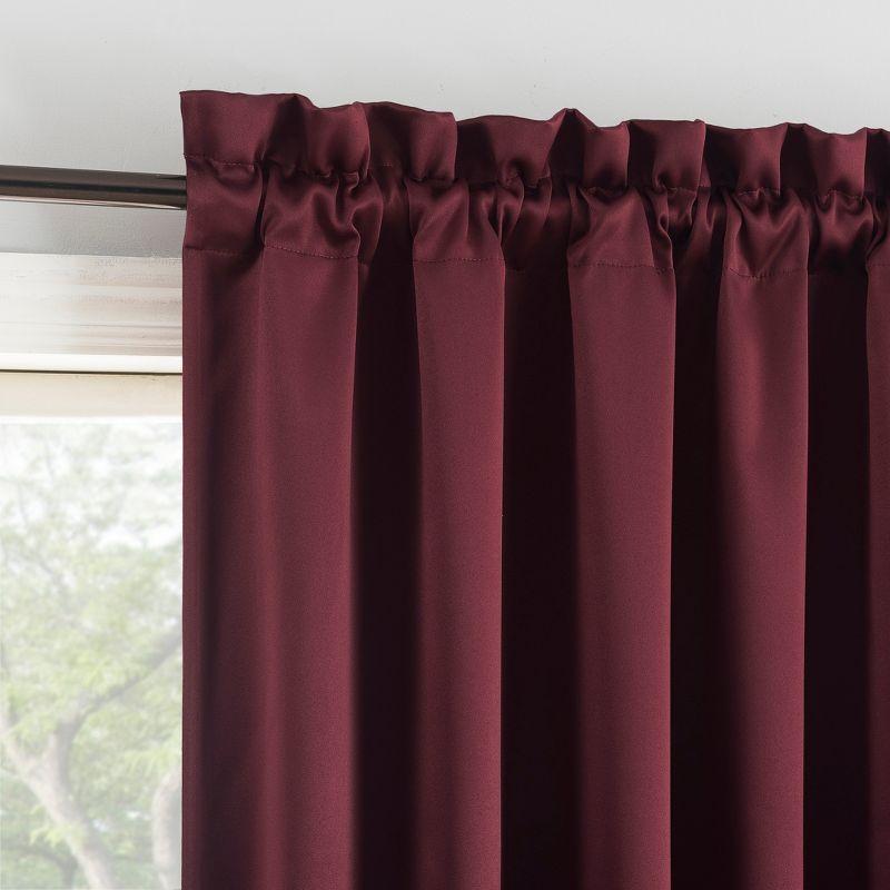 Sun Zero Oslo Theater Grade Extreme 100% Blackout Rod Pocket Curtain Panel