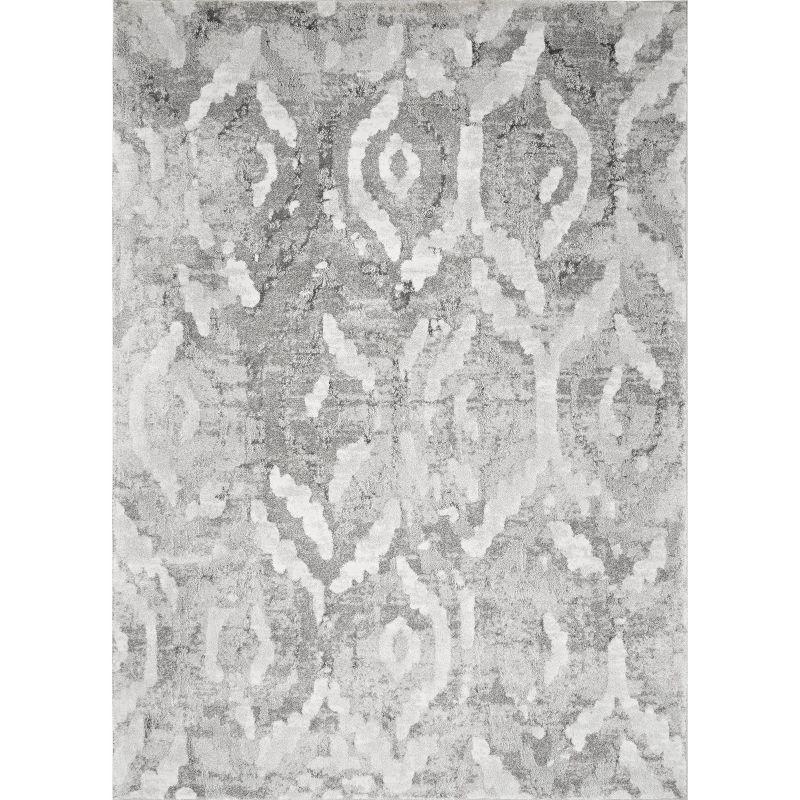 Nuloom Malia Shaded Gemstone Trellis Kitchen Runner Indoor Area Rug - Hallway, Entryway, 2' 8" x 8', Gray