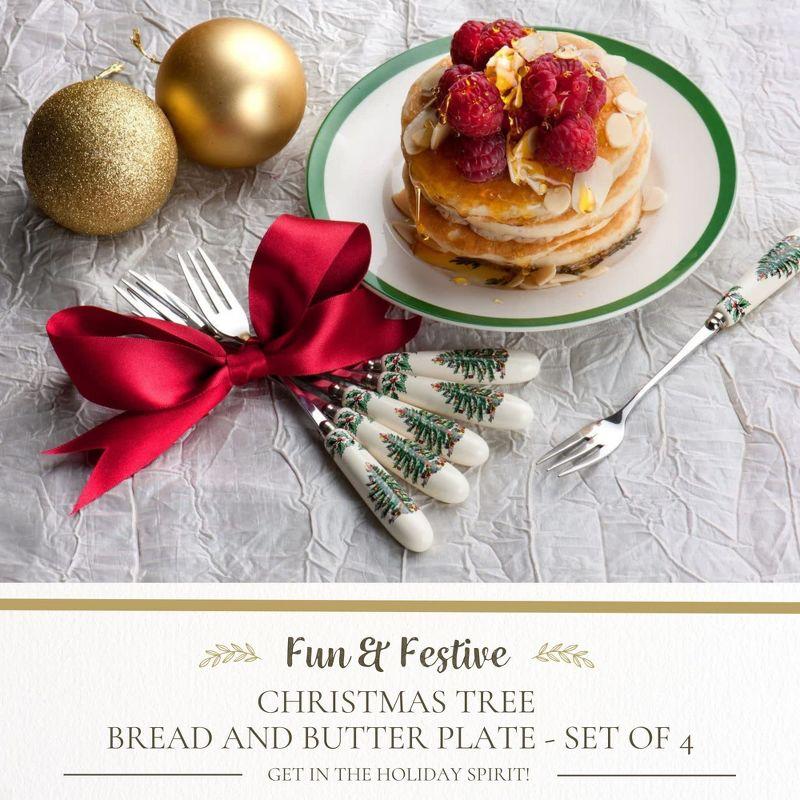 Spode Christmas Tree Dinner Plates (Set of 4)