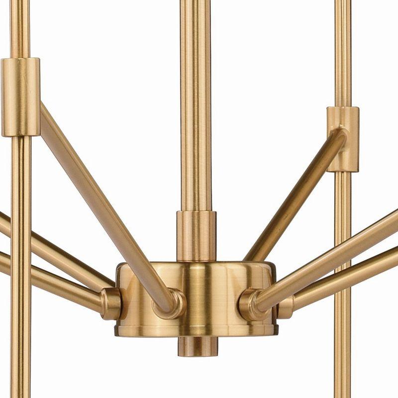 Vaxcel Kedzie 6 - Light Chandelier in  Natural Brass