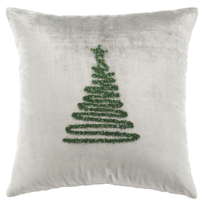Safavieh Appliqued Cotton Throw Pillow