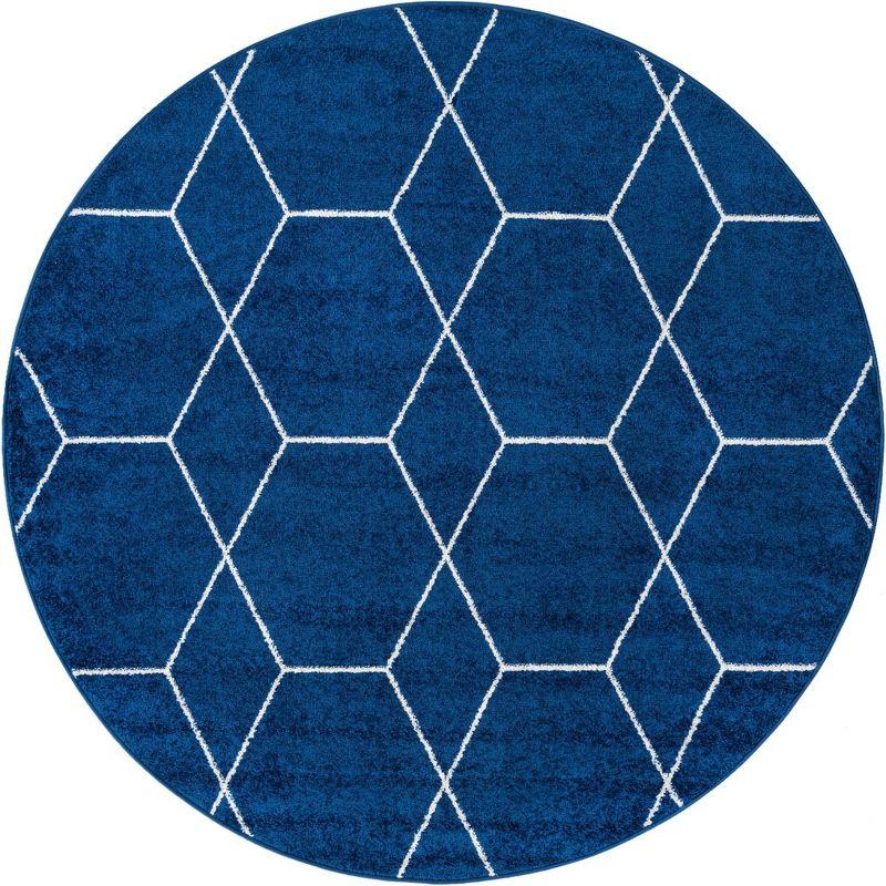 Unique Loom Trellis Frieze Geometric Area Rug