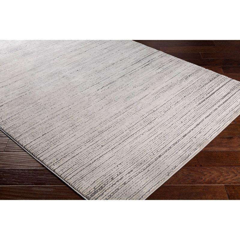 Livabliss 7'10"x10'2" Emma Modern Rug Gray: Stain & Fade-Resistant, Medium Pile, Indoor, Abstract Pattern