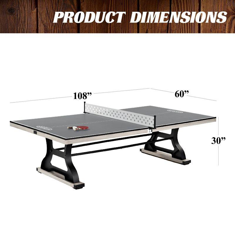 Barrington 9-ft Coventry Tennis Table, Official Size with Metal Net and Storage Drawer