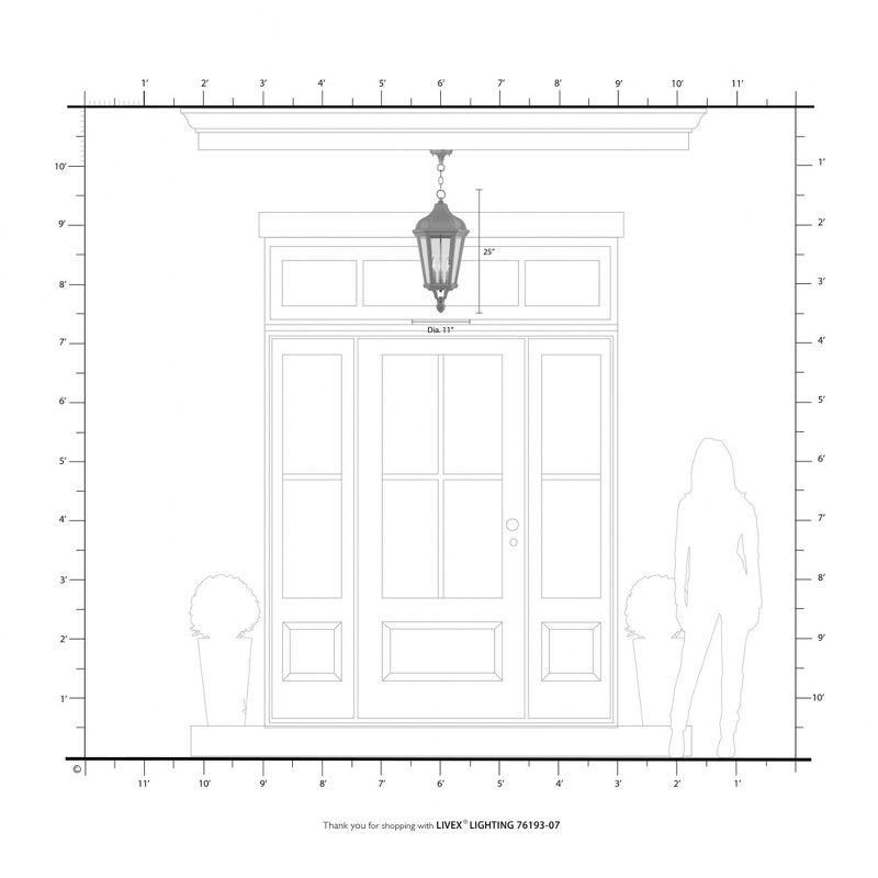 Livex Lighting Morgan 3 - Light Pendant in  Bronze