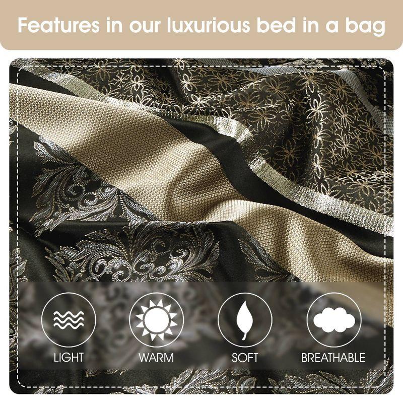 Nanshing America, Inc Tefia Karr Microfiber 7 Piece Comforter Set