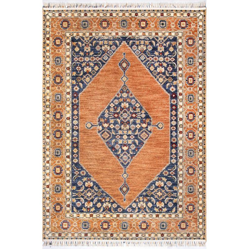 Nuloom Halley Floral Cardinal Medallion Indoor Area Rug, 3' x 5'