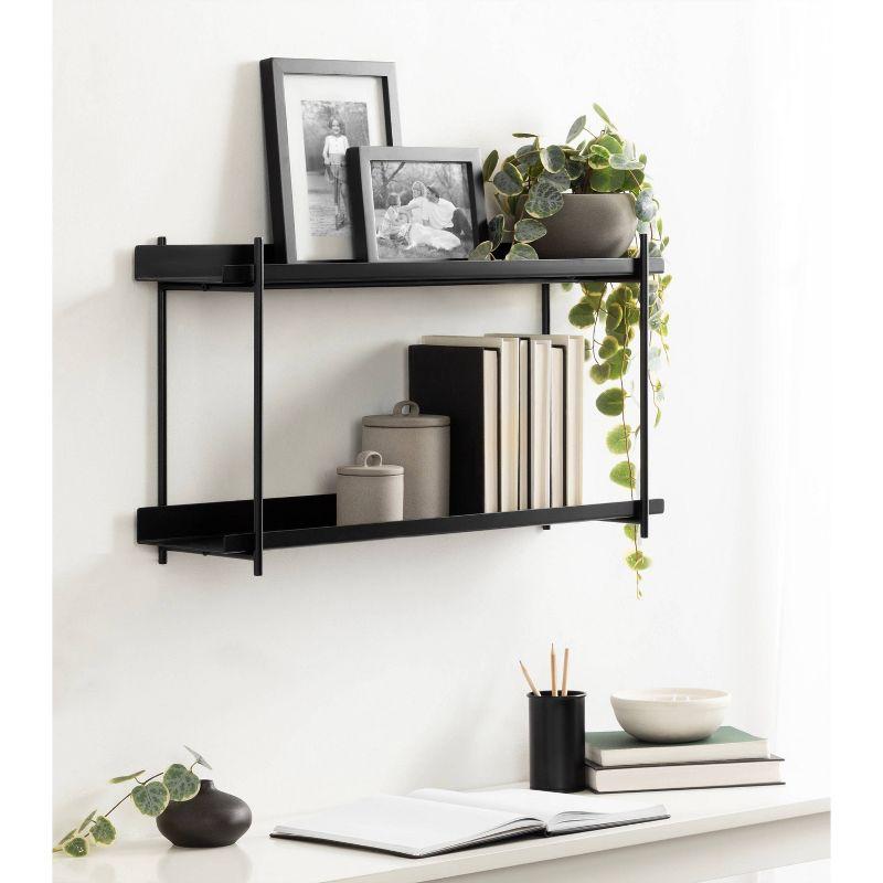 Kate & Laurel All Things Decor Dominic Tiered Wall Shelf