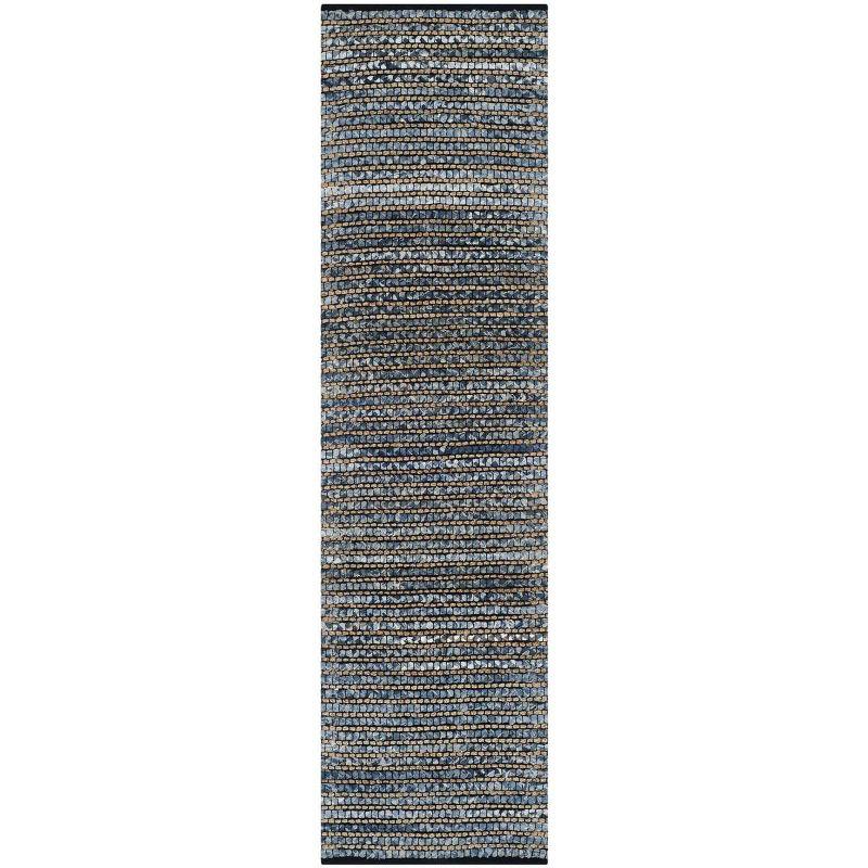 Cape Cod CAP365 Hand Woven Runner Rug - Blue - 2'3"x18' - Safavieh.