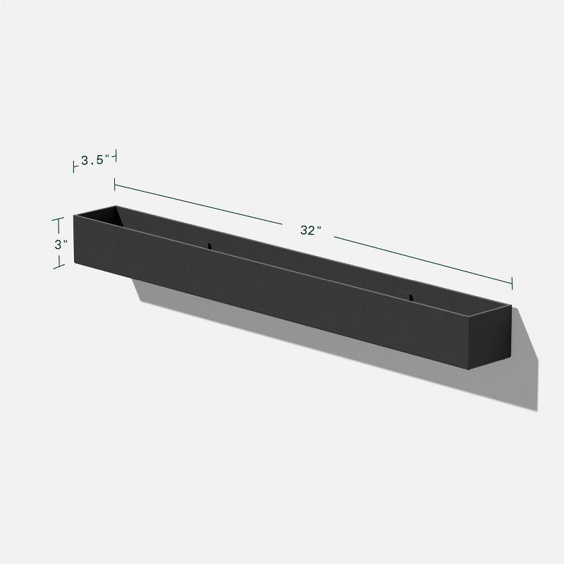 Geo Series Plastic Trough Hanging Planter