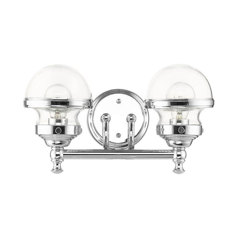 Livex Lighting Oldwick 2 - Light Vanity in  Polished Chrome