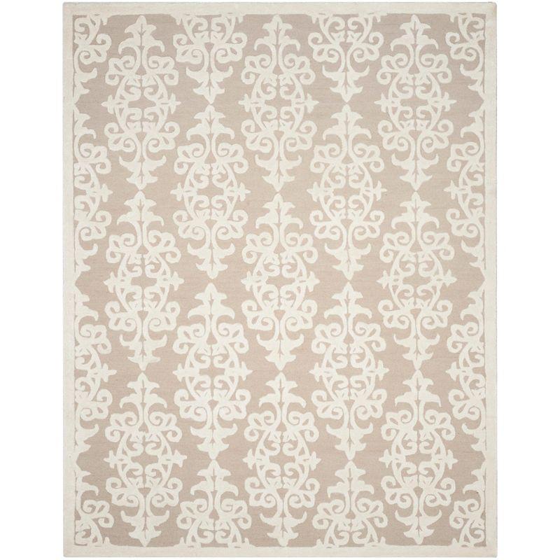 Bella BEL127 Hand Tufted Area Rug - Sand/Ivory - 8'x10' - Safavieh.