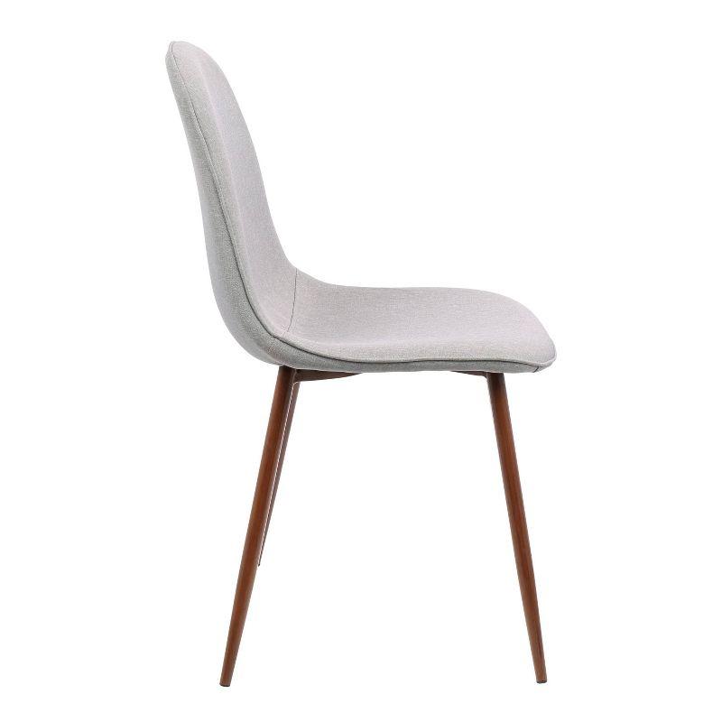 Set of 2 Pebble Mid-Century Modern Dining Accent Chairs - LumiSource