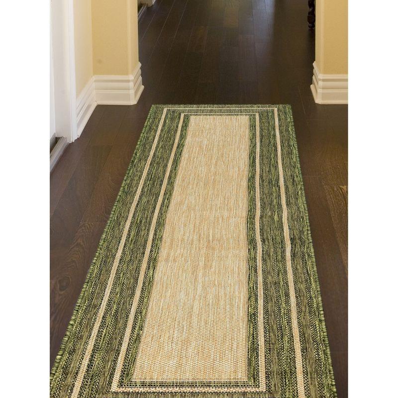 Liora Manne Carmel  Indoor/Outdoor Rug  Green..