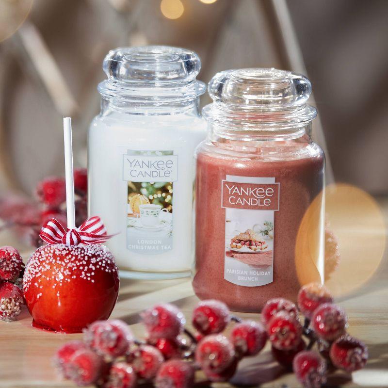 Yankee Candle Glass Parisian Holiday Brunch Original Jar Candle 22oz