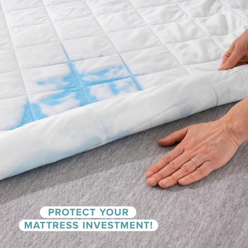 Bare Home Waterproof Quilted Mattress Pad
