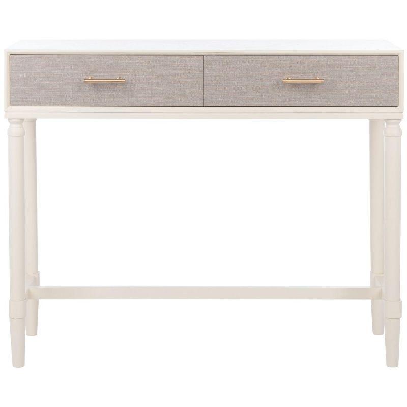 Estella 2 Drawer Console Table - CNS5731A - White - Safavieh