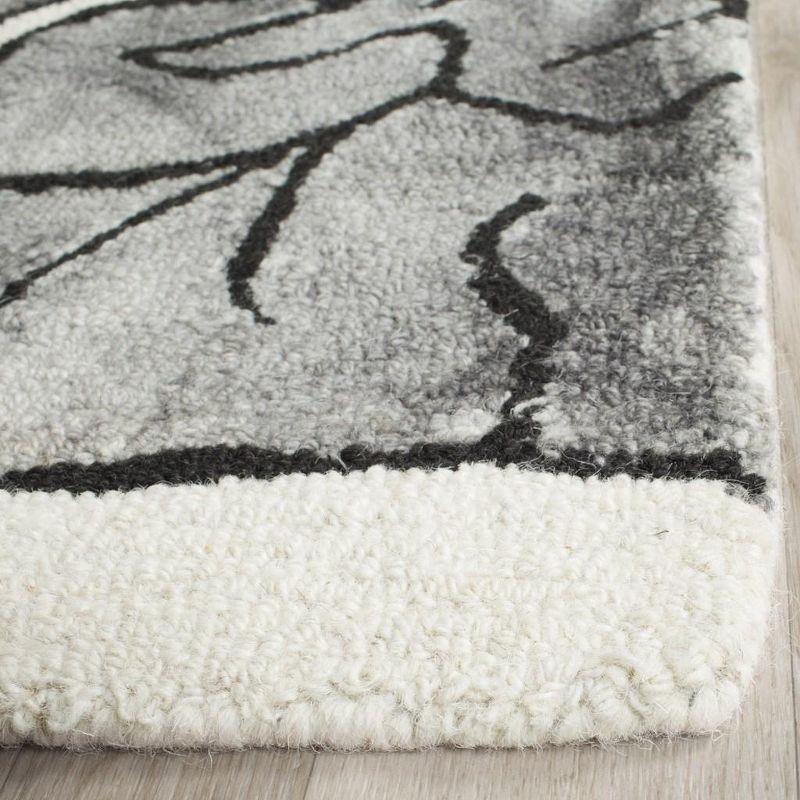 Dip Dye DDY683 Hand Tufted Area Rug - Ivory/Light Grey - 8'x10' - Safavieh.