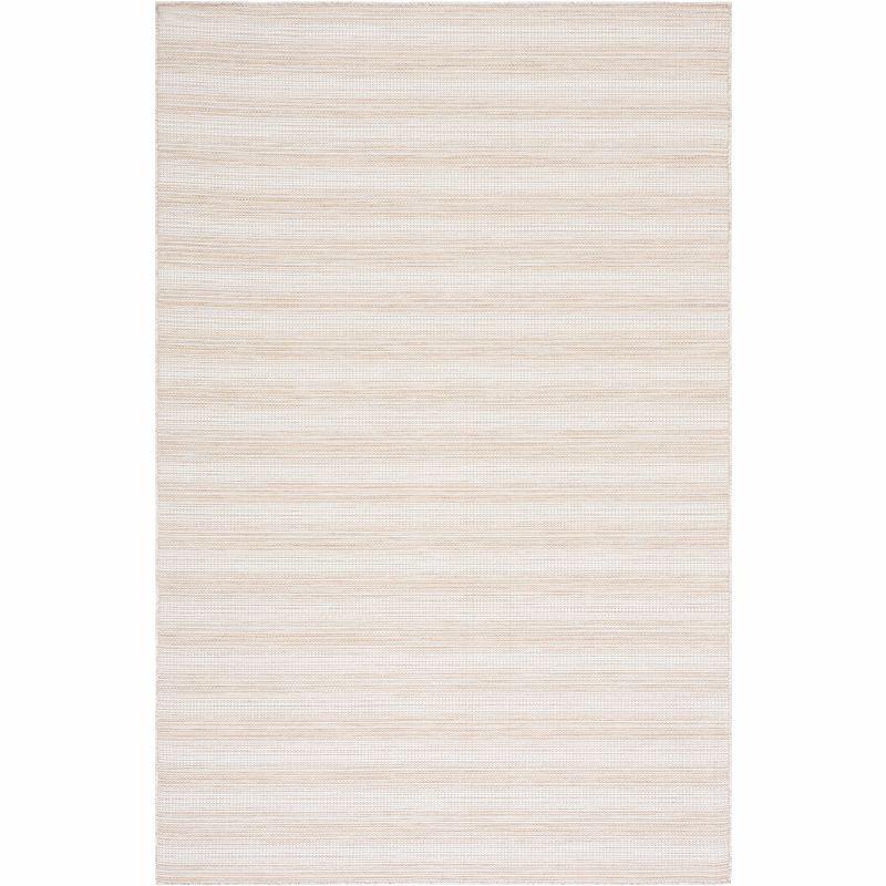 Hampton HTN231 Power Loomed Indoor/Outdoor Area Rug - Natural - 5'1"x7'6" - Safavieh.