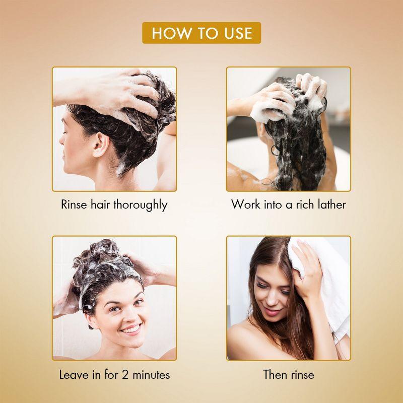 Majestic Pure Biotin Shampoo with DHT Blocker - Hydrating & Sulfate Free for Thin Hair - 16 fl oz
