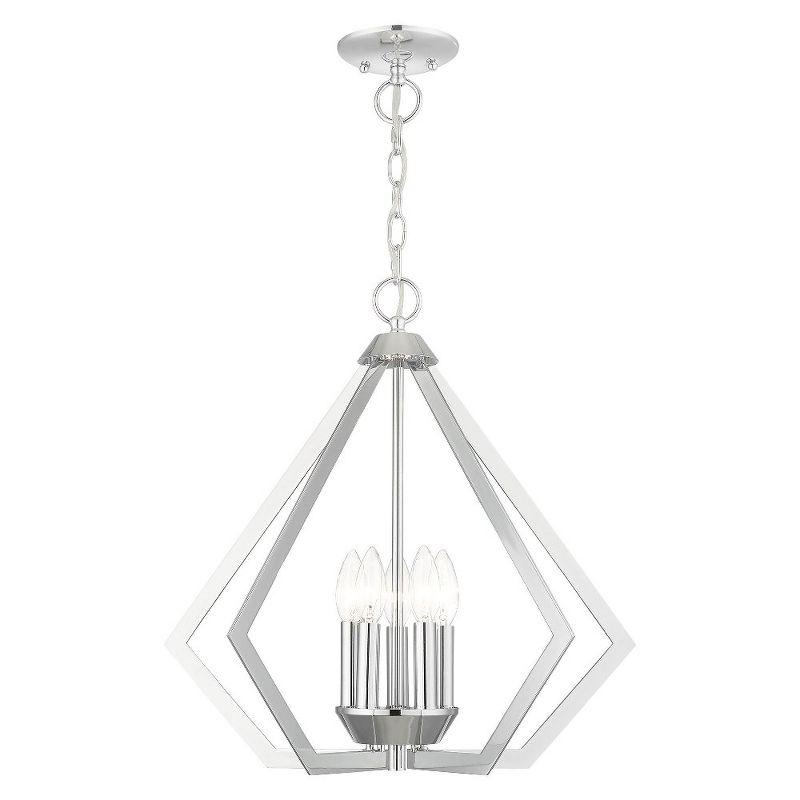 Livex Lighting Prism 5 - Light Chandelier in  Polished Chrome