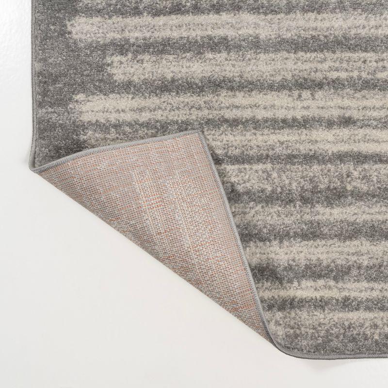 Khalil Modern Berber Stripe Indoor Area Rug - JONATHAN Y