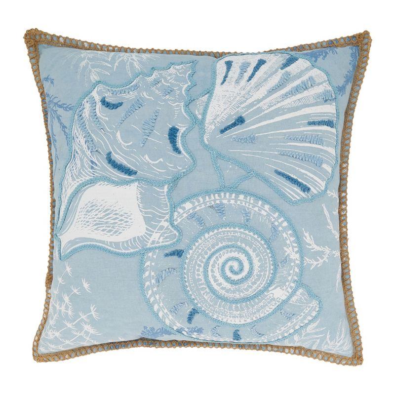 Saro Ballast Collection Cotton Throw Pillow