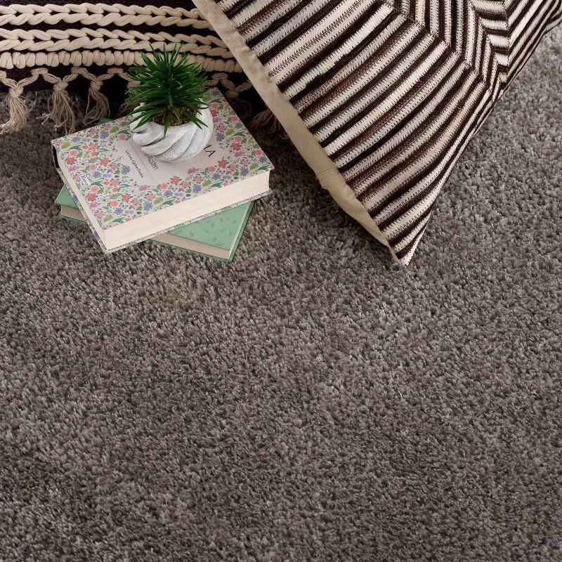 Hauteloom Rectangle Area Rug  Gray