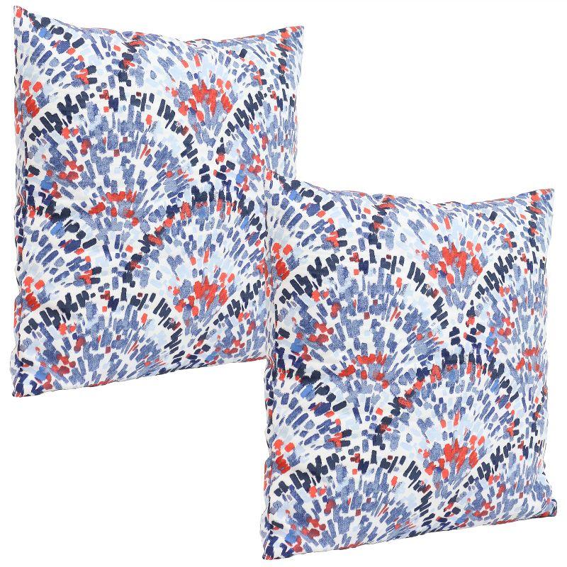 SunnyDaze Decor Indoor/Outdoor Pillow Cover (Set of 2)