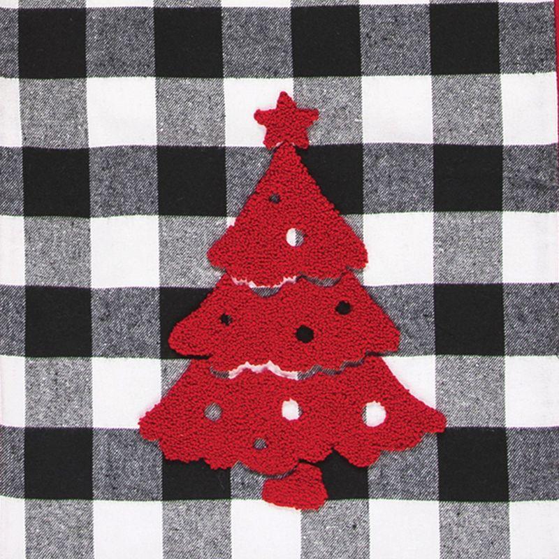 C&F Home 13" x 72" Franklin Farm Plaid Christmas Tree Cotton Table Runner