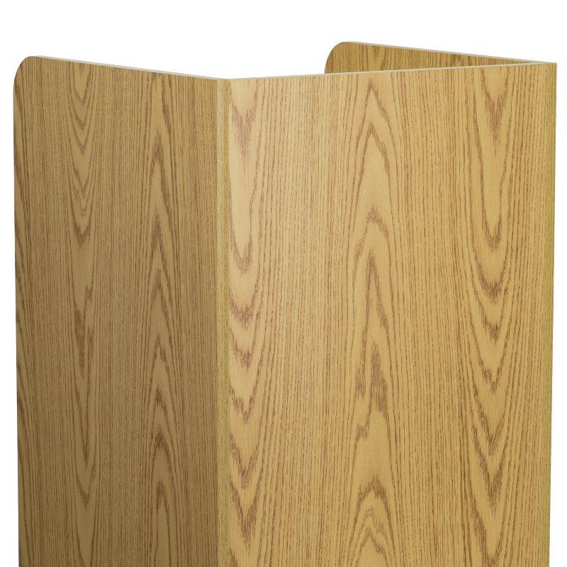 Flash Furniture Wood Tray Top Receptacle