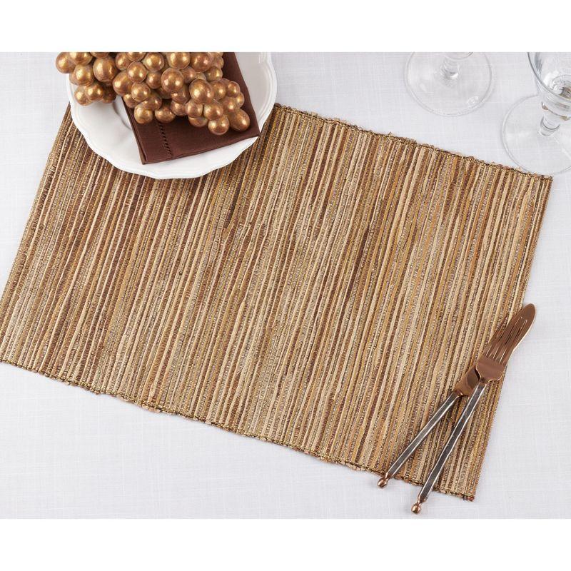 Saro Lifestyle Shimmering Woven Nubby Placemat