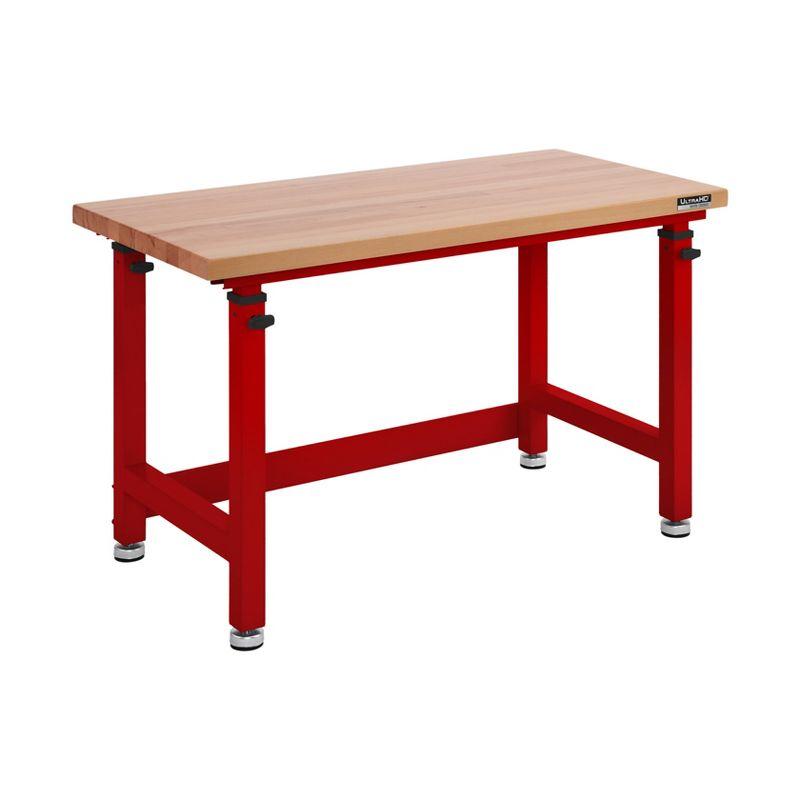 Seville Classics UltraHD Adjustable Height Workbench, 48" W x 24" D x 28.5" - 42" H