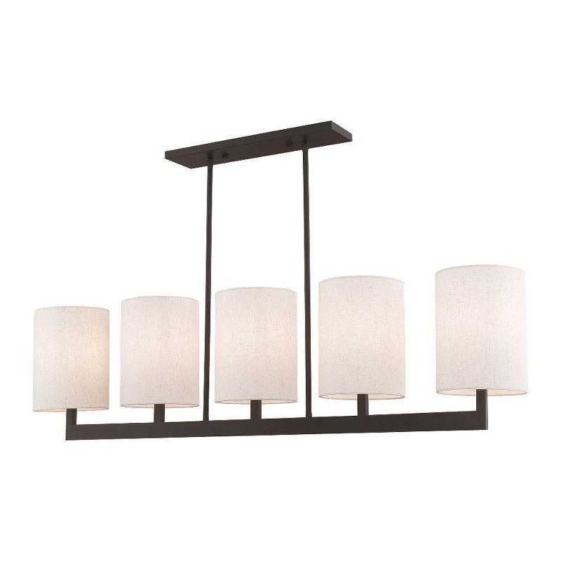 Livex Lighting Hayworth 5 - Light Chandelier in  Bronze