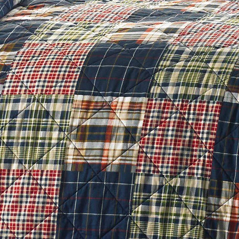 Eddie Bauer Eddie Bauer Madrona Blue Cotton Reversible Quilt Set