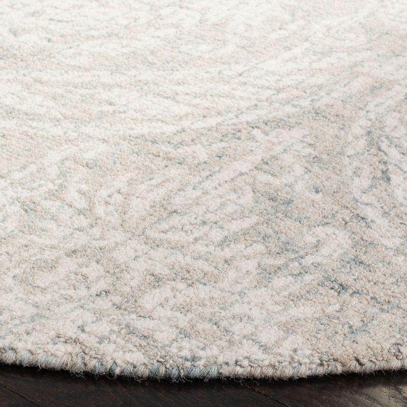 Rosemarie Abstract Handmade Tufted Wool Gray/Ivory Area Rug