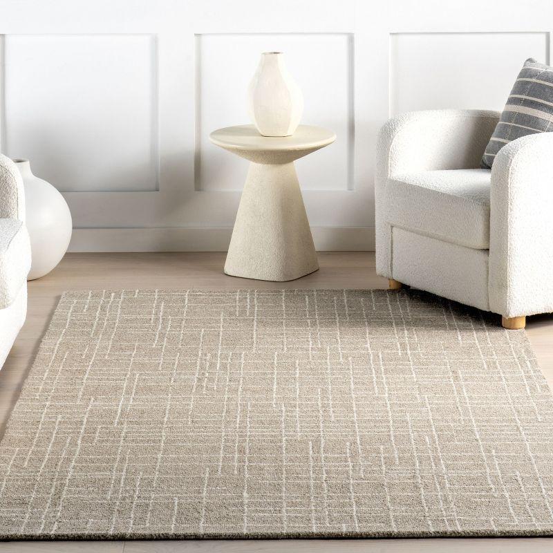 Nuloom Tiera Checkered Wool Area Rug