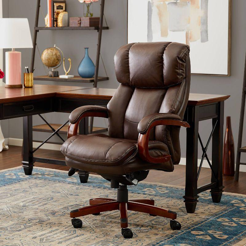 La-Z-Boy Fairmont Big & Tall ComfortCore Traditions Executive Office Chair