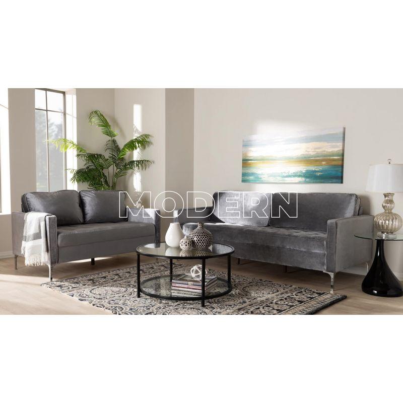 bali & pari Desmond Accent Chair: Traditional French Design, Foam Padded, Woven Back