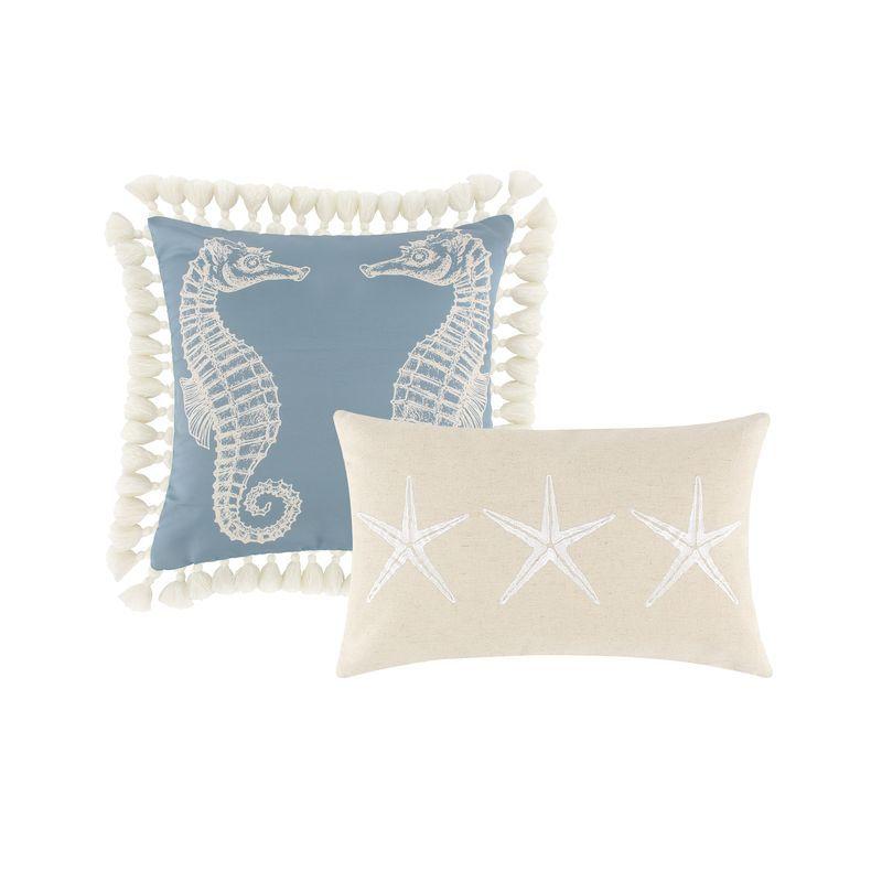 Barefoot Bungalow Atlantis Reversible Quilt Set with Throw Pillows