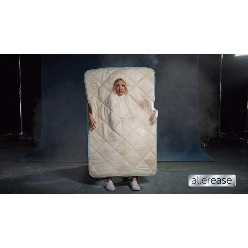 Allerease Twin Ultimate Cotton Waterproof Allergen and Bedbug Barrier Zippered Mattress Protector: Hypoallergenic Encasement